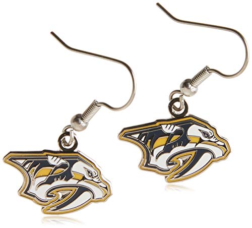 Wincraft NHL Nashville Predators Earrings Jewelry Card