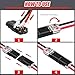 20PCS Wire Connectors, 2 Way 2 Wire Connectors with Locking Buckle, 1.4