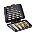 AmazonBasics High Speed Steel Drill Bit Set - Titanium Finish, 13-Piece