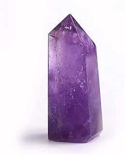 天然水晶の原石 天然アメジストワンドポイント研磨水晶宝石家の装飾風水工芸品ギフト用クリスタル