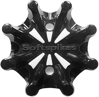 SOFTSPIKES Pulsar Golf Cleats Fast Twist 3.0-18 Count Clamshell, Black