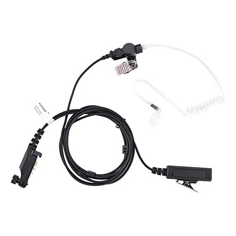 JEUYOEDE PD602 Acoustic Tube Earpiece Headset Compatible with Hytera PD600 PD662 PD682 X1p X1e Walkie Talkie Radio Cover