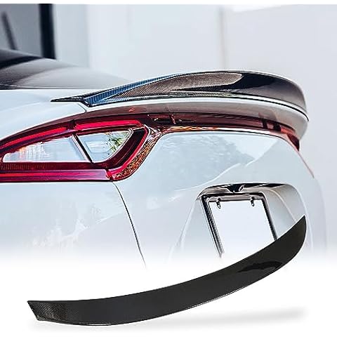 MCARCAR KIT Stinger Carbon Fiber Trunk Spoiler for Kia Stinger 2018-2023 Auto Car Rear Boot Lid Highkick Spoiler Wing Lip (Carbon Fiber) Cover