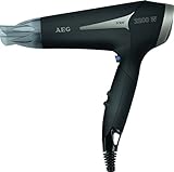 secador de pelo aeg htd 5584 marrón 2 niveles de ventilador AEG HT 5684 Ion de secador de pelo 2200 vatios, Negro