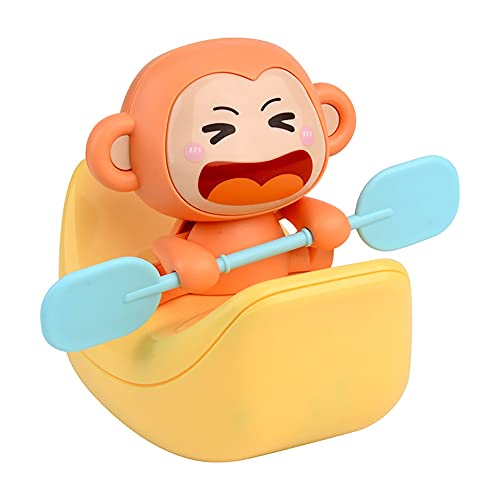 Nextake Monkey Banana Boat Bath Toy, Funny Electric Rowing Boat Bathtub Toy Monkey Boating Floating Water Toy Monkey Kayak Tub Toy For Kids #TOP4