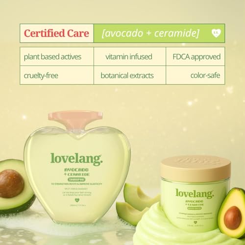 Image of Avocado + Ceramide Hair Repair Shampoo with Mask Combo | Deep Repair & Strength | for Breakage & Split Ends | 230ml + 120ml | All Hair Types