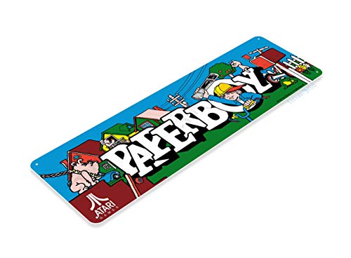 Tinworld Tin Sign: Paperboy Arcade Game Room Shop Marquee Metal Decor Decor Retro Console C492