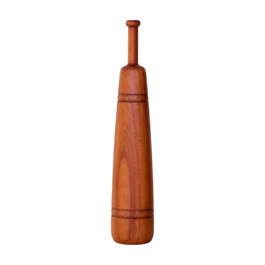 KAMSEE Mugdar Red Wooden Persian Indian Exercise Club, Natural Finish (10, Kilograms)-image-28