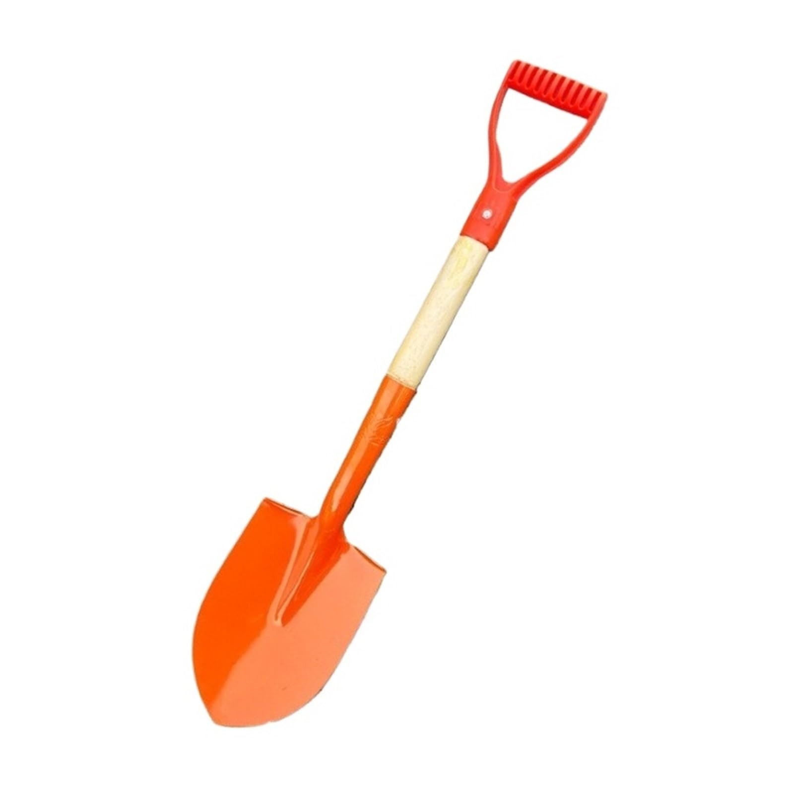 Pelle de jardinage orange pour creuser sol et planter des arbres