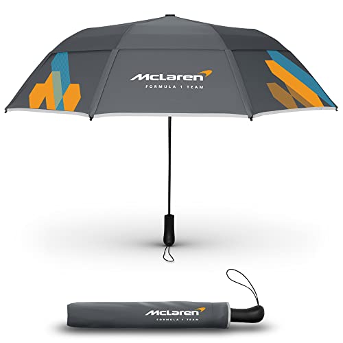 Weatherman X Mclaren F1 Racing Collapsible Umbrella | Limited Edition | Stormproof, Uv Protection, Heat-Reducing For Rainy Days (Anthracite Race Car Style) #TOP4