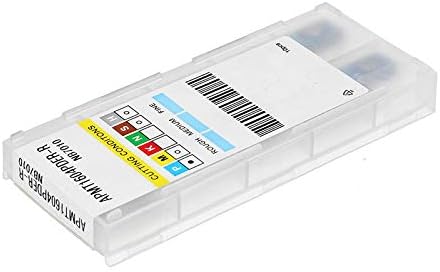 Lathe Tools 10pcs Blue Nano HRC52 APMT1604PDER NB7010 25R0.8 Carbide Inserts for Milling Cutter CNC Tool