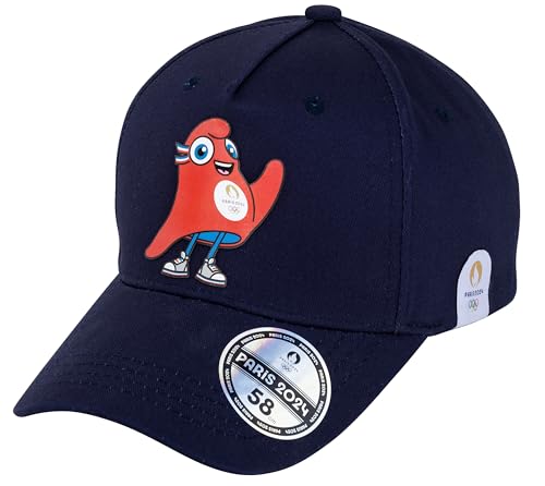 Photo de PARIS 2024 Casquette JO Mascotte Phryge - Collection Officielle Jeux Olympiques - Taille Enfant