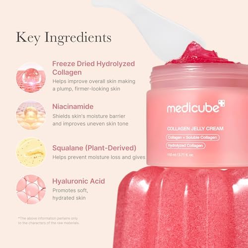 medicube Jelly Cream with Collagen & Niacinamide, 3.71 fl.oz - 3