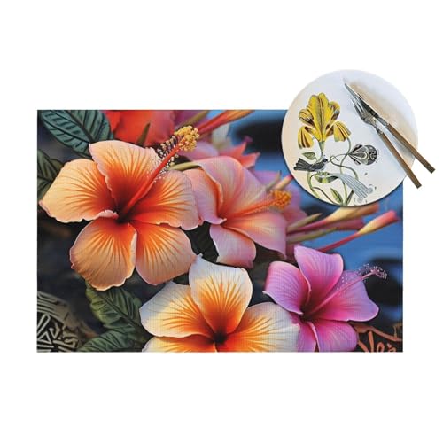 Sets de table antidérapants pour dîners de famille et fêtes