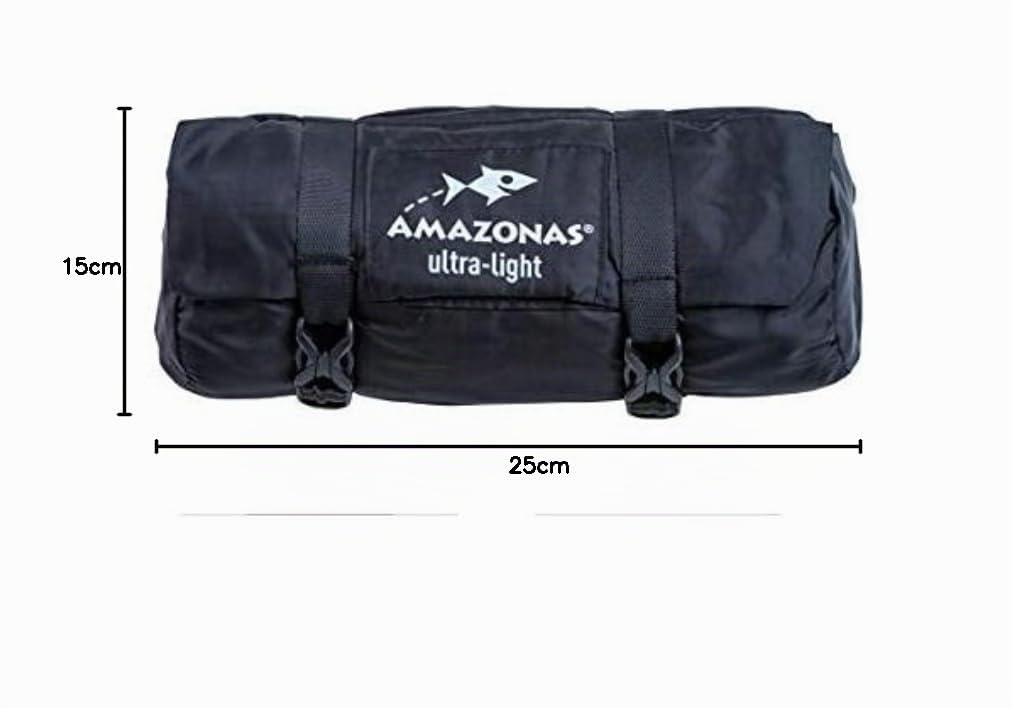 Amazonas AZ-1030220 Ultra-Light Moskito Traveller Extreme Amaca da Escursione, Nero