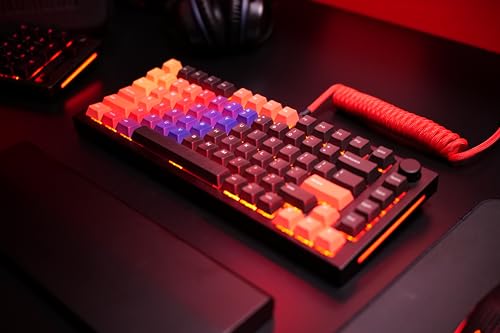 Keycaps GPBT Glorious Celestial Fire 114 teclas PBT con distribución EE. UU. 6