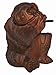 WorldBazzar Bad Monkey Rude Smoking Cigar Pipe atue 6 in,Brown