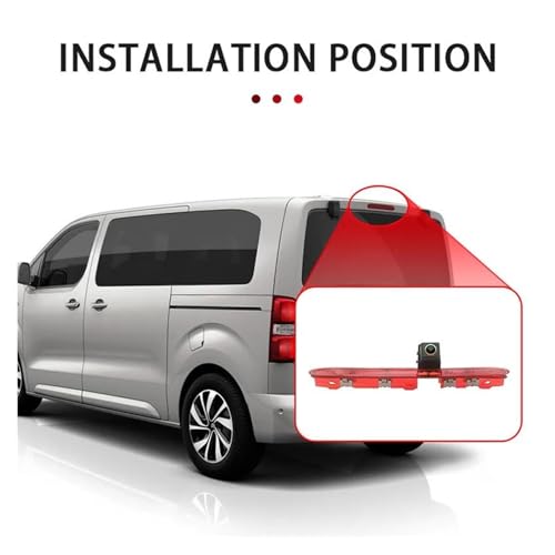 Caméra recul feu stop Citroen SpaceTourer Jumpy angle mort réglé AHD