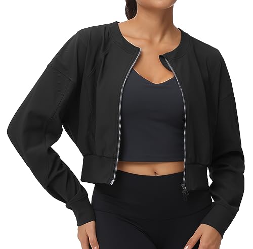 THE-GYM-PEOPLE-Womens-Cropped-Jackets-Full-Zip-Long-Sleeve-Ribbed-Workout-Sweatshirts-Lightweight-Casual-Tops