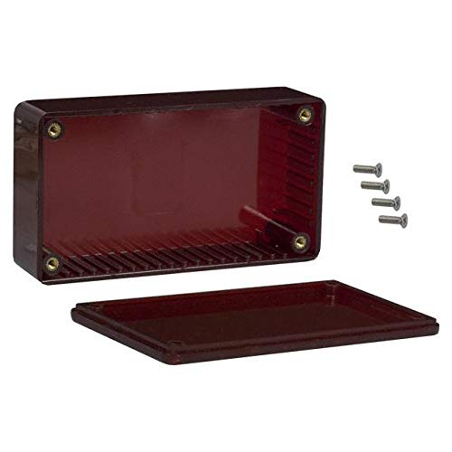 BOX PLSTC TRN RED 4.41