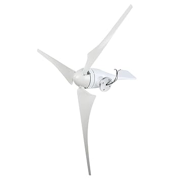 Power Windmill, Wind-Mill Generator, No Noise -40 degreeC~80 degreeC Working Temperature Durable Low Vibration for Home Hybrid Solar Wind System(24V)' 