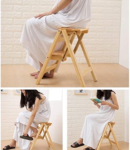 Fleur stand ménage multifonction en bois convertible 3 marches - 4