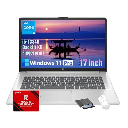 HP Flagship 17 Laptop Computer, Intel 10-Core i5-1334U...