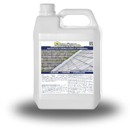 MATPRO Imperméabilisant incolore traitement destructeur algicides lichens et verdissures 10 L