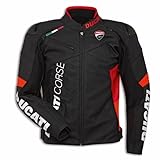 Ducati Corse C6 Lederjacke schwarz perforiert Größe 48