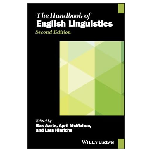 The Handbook of English Linguistics