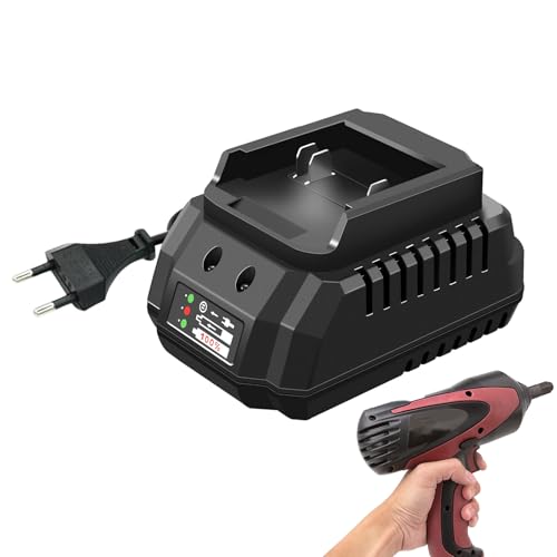 Chargeur de batterie pour perceuse électrique, chargeur de batterie lithium-ion 21 V, pour outils robustes, support de charge rapide, chargeur de batterie