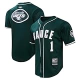 New York Jets Ahmad 'Sauce' Gardner #1 Men's Mesh Button Down Shirt by Pro Standard