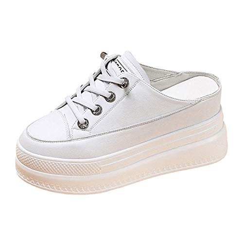 Zapatillas de deporte con cuña de 8 cm y suelas gruesas para estilizar tu silueta