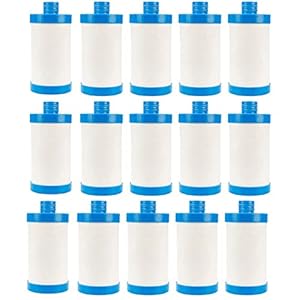 Evarbuild 15Pcs Huishoudelijke Onzuiverheid Roest Sediment Wasmachine Boiler Douche Water Filter Front Tap Water Filter