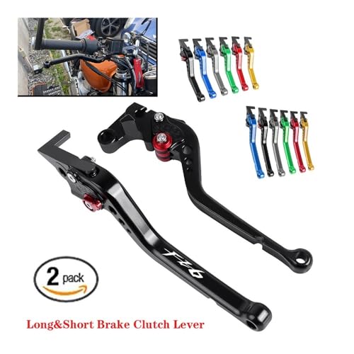 Levier d'embrayage moto pour Yamaha FZ6 FZ8 XJ6 leviers de frein réglables - 3