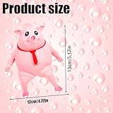 DFADKYWU Schweine Quetschspielzeug, Unbreakable Pig, Anti Stress Schwein, Kreatives Dekompressions Piggy, Pig Fidget Toy, Stress Spielzeug, Anti Stress Spielzeug für Erwachsene und Kinder