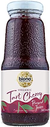 Biona Organic Tart Pure Cherry Juice 200 ml (Pack of 6)