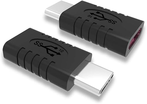 Miniatura 3 de Adaptador USB C macho a USB C hembra, convertidor, compatible con sincronización de datos y carga, adecuado para teléfonos móviles, computadoras,