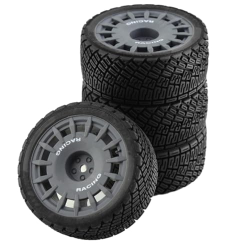 Chanmoo 1/10 RC Rally Tires Wheels