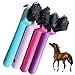 Xweptuy Hoof Pick 4Pcs Handheld Replacement Portable Horseshoe Horse Brush with Hanging Hole Cleaning Horse Supplies, Random Color