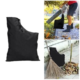 Leaf Blower Vacuum Bag,Leaf blower storage bag,Replacement Leaf Bag,Adjustable Leaves Debris Bag, Outdoor Leaf Debris Catcher With Zipper Design for Shredder Accessories,Garden Vacuum Leaf Blowers