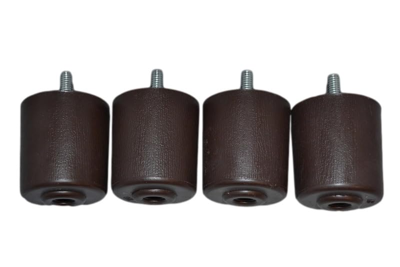 FR 2 Inches (Set of 4) Plastic - Brown Furniture Legs