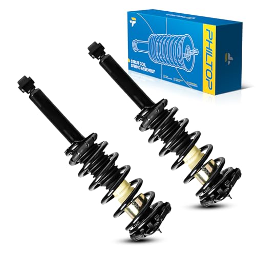 Image of PHILTOP Rear Struts Shock Absorber Fit For Sentra 2000-2006, Complete Struts with Coil Spring Assembly, Quick Suspension Loaded Struts 171312 * 2 2 PCS
