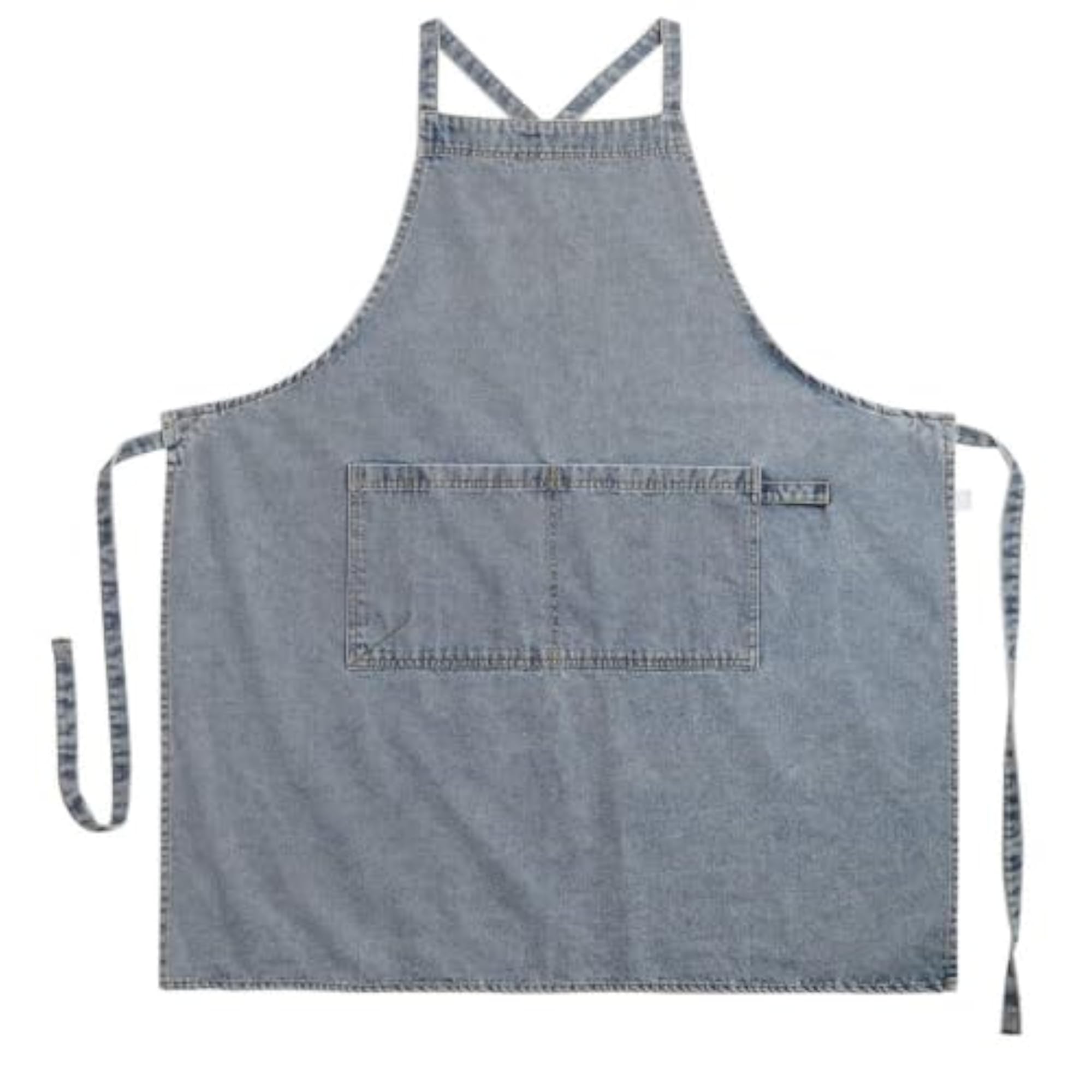 Denim Bib Apron, Thick Textile Stain Resistant Workwear
