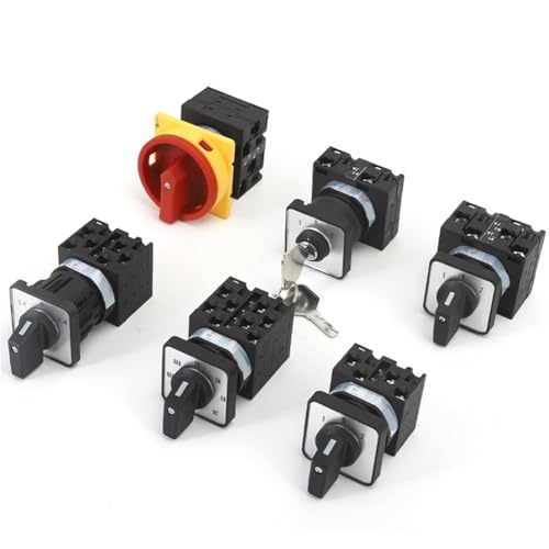 Interrupteur rotatif électrique 32A sélecteur LW42B32-1016 - 5
