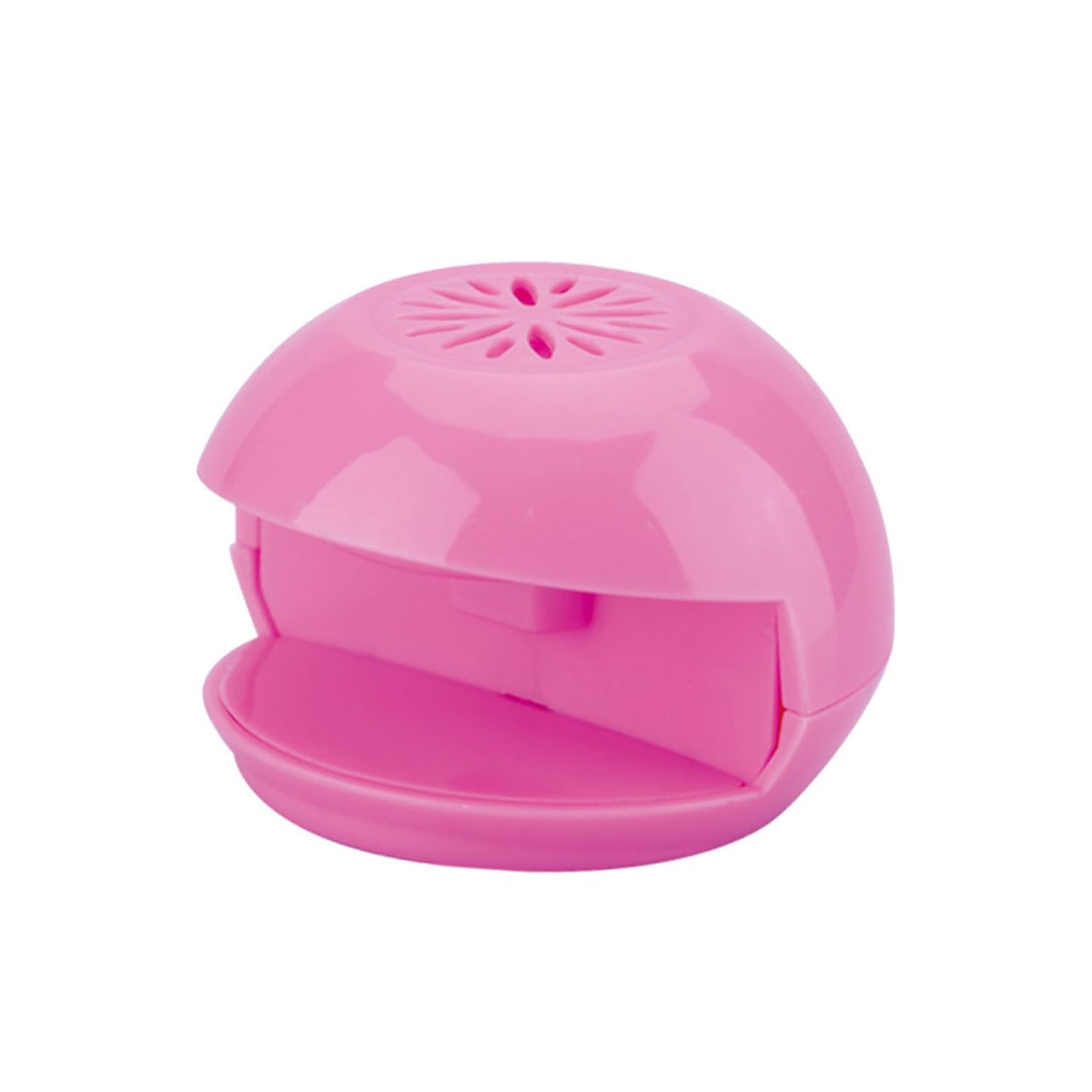 Outanaya 1pc Mini Nail Fan Dryer Touch Type Professional Nail Dryer Fans Powerful Manicure Salon Tools Nail Art Tools Without Battery Pink