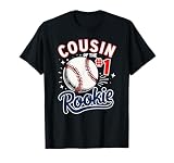 Cousin Of Rookie 1st Birthday Boy Baseball T-Shirt