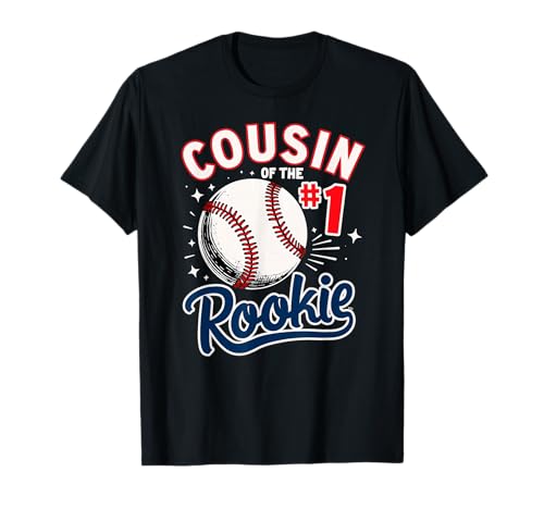 Cousin Of Rookie 1st Birthday Boy Baseball T-Shirt