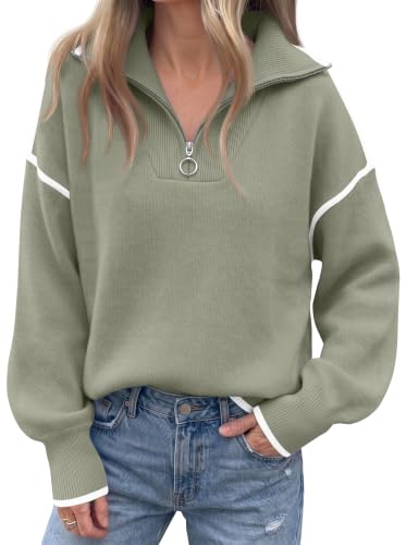 Image of Sweater for Women Winter Turtleneck Long Sleeve Pullover Tops Casual Oversized Knitted Sweaters