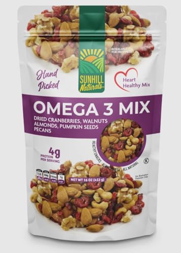 Sunhill Naturals Omega-3 Deluxe Mix, Heart-Healthy...